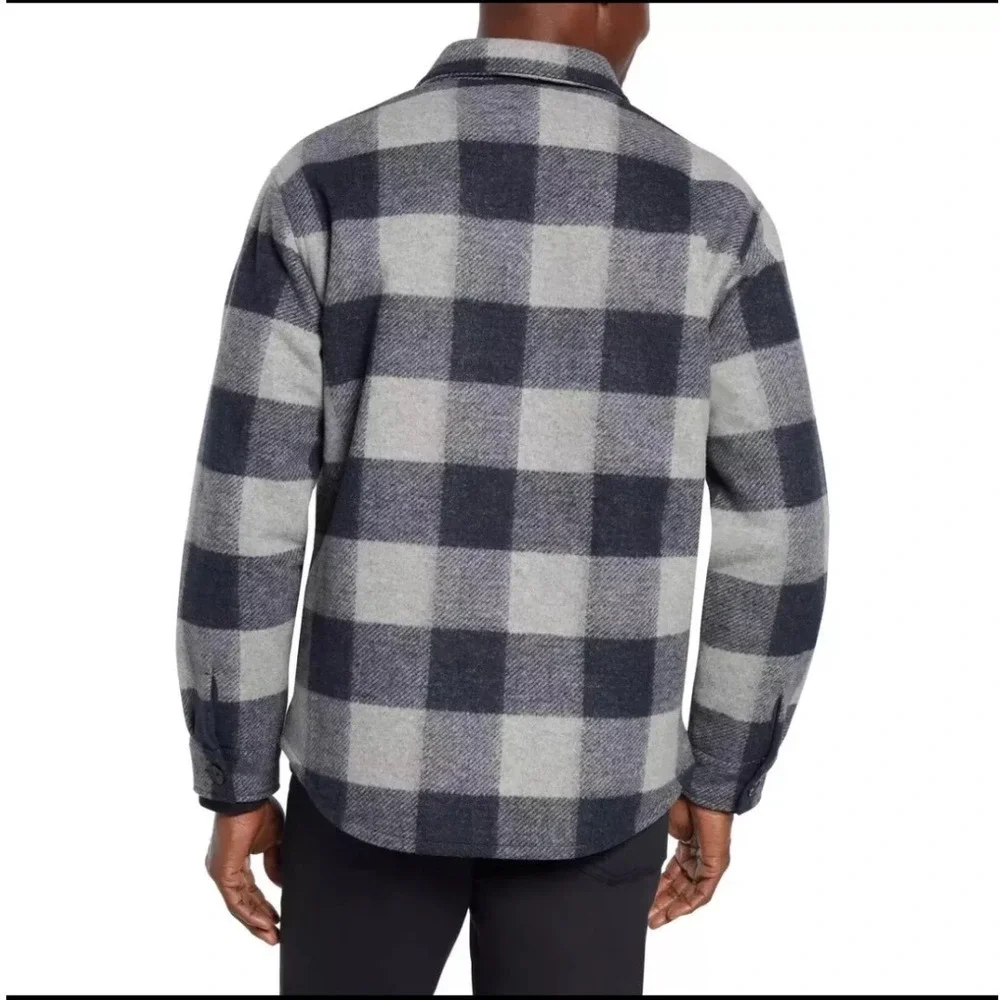 Banana Republic Heritage Blue Buffalo Check Lumberjack‎ Felted  Jacket L